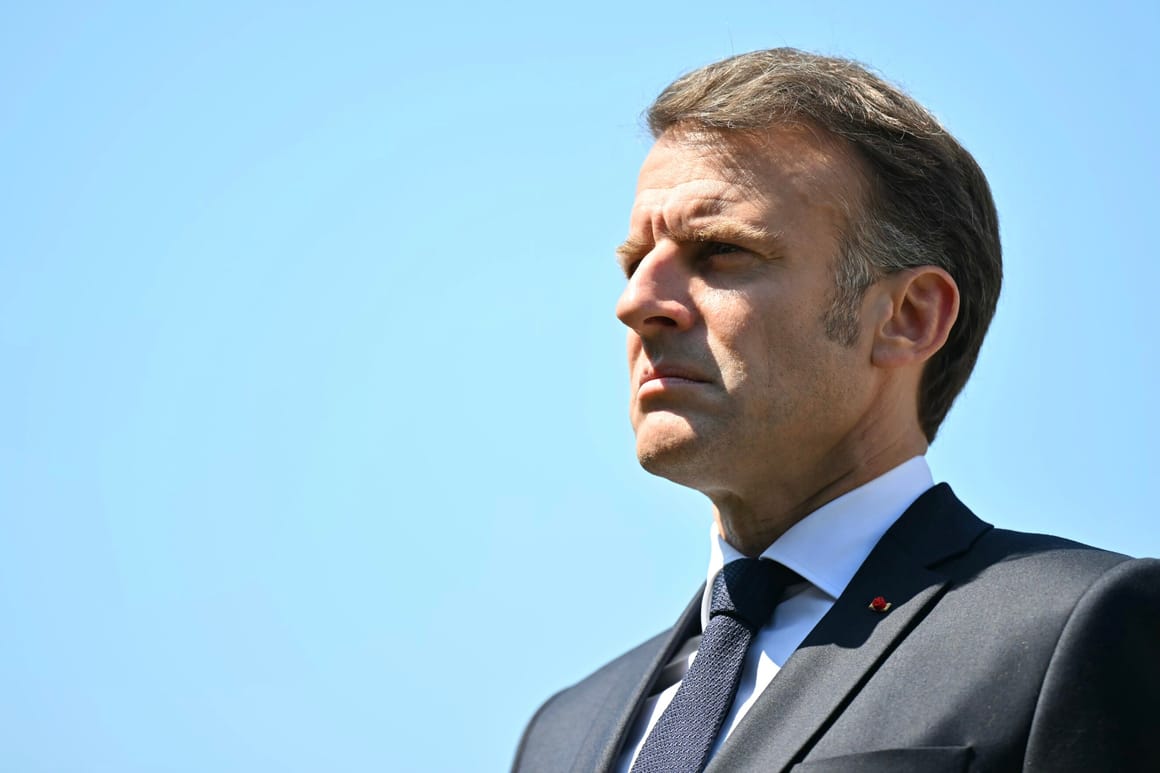 French President Emmanuel Macron visits Nanterre